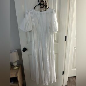 SHEIN Classic White Long Sleeve Dress